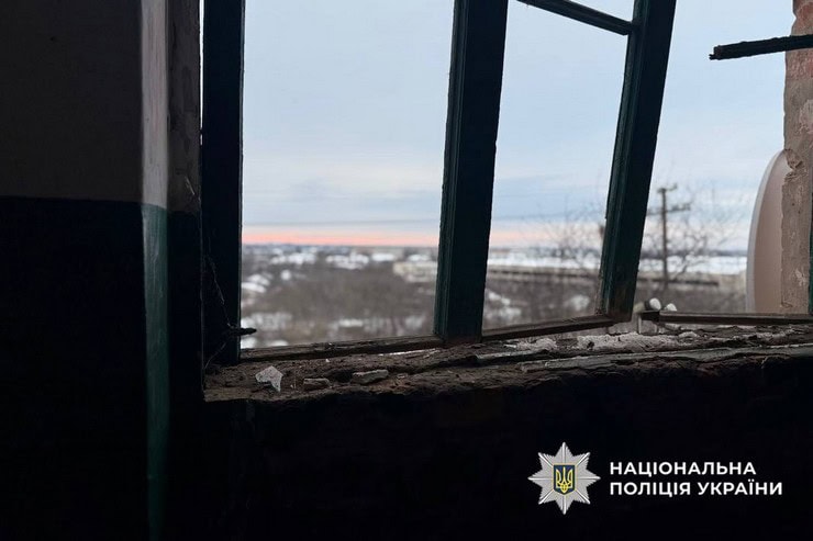 Понад 50 жителів Золотоноші повідомили в поліцію про пошкодження внаслідок ракетного удару